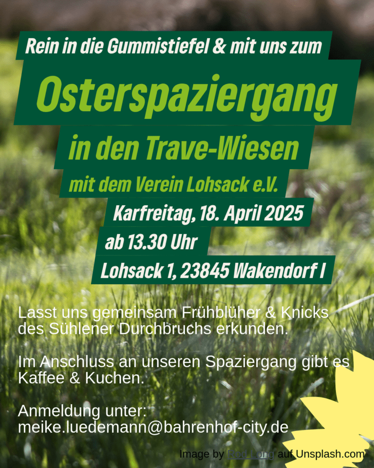 Osterspaziergang in den Trave-Wiesen